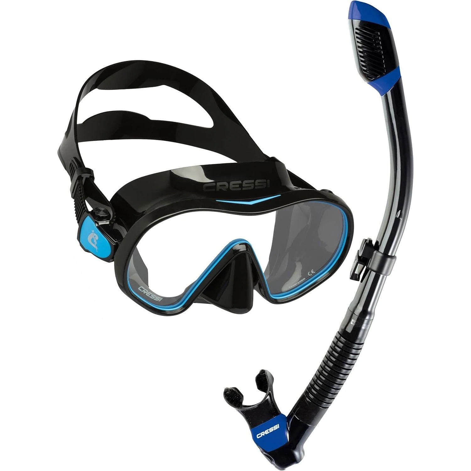  Cressi F-Dual en Supernova Dry Snorkel Combo