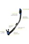 Cressi F-Dual And Supernova Dry Snorkel Combo