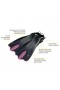 Cressi Short Adjustable Travel Fin