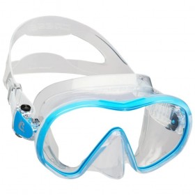  Cressi F-Dual Single Lens Frameless Scuba Mask