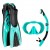  Set de snorkel Cressi Explorer: máscara Musa, snorkel Scilla y aletas Tonga