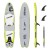  Cressi Solid Tandem ISUP šedá 12"2" / 370 cm