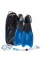  Cressi Palau tasmasker, snorkel en vinnenset