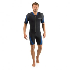  Cressi 2,5 mm Heren Playa Flex Short Wetsuit met ritssluiting aan de voorkant