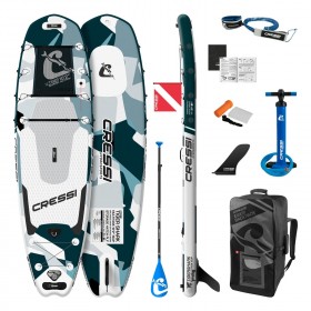  Cressi Tiger Shark ISUP Set Camo Aquamarine 10"2" / 310 cm