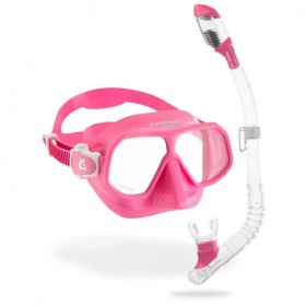  Cressi Rombo ja Mini Dry Combo -snorkkelisetti