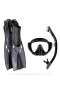  Cressi Adventure Schnorchelset – Tino-Maske, Scilla-Schnorchel, Tonga-Flossen