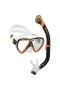  Μάσκα Cressi IkarΕλλάδα με συνδυασμό Orion Dry Snorkel - Μαύρο/Πορτοκαλί